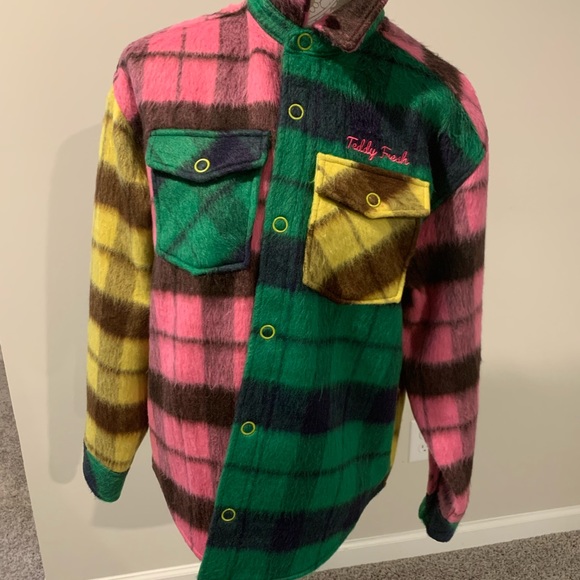 Beautiful Plaid Colorful Shacket - NWT . Never worn - Picture 8 of 12